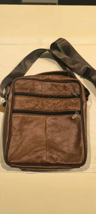 Bolso bandolera piel hombre nuevo