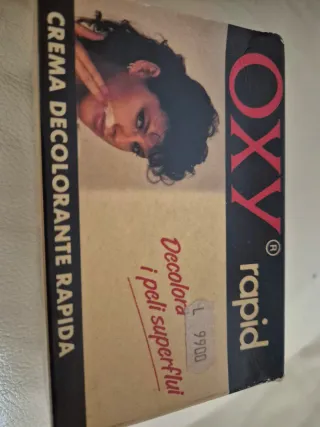 OXY rapid Crema Depilatoria Vintage Anni 90