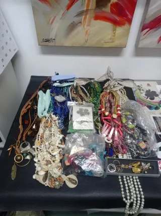 Lote 100 Piezas Bisutería Variada