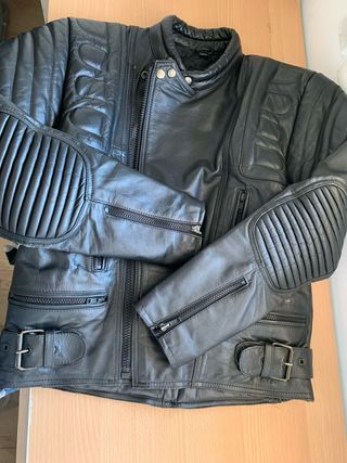 Chaqueta de cuero para moto