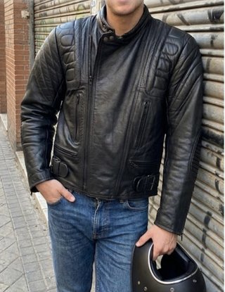 Chaqueta de cuero para moto