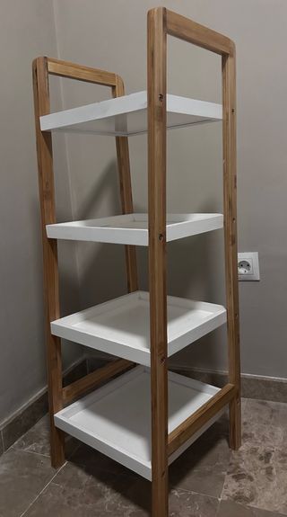Estantería Bambú Baño 4 Niveles