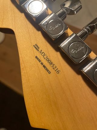 Fender Stratocaster Made in Mexico,Negra y Blanca