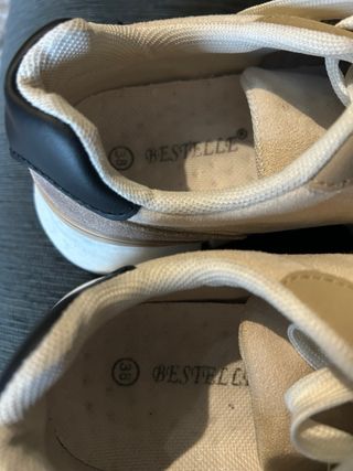 ZAPATILLAS CREMA/BEIGE Talla 38