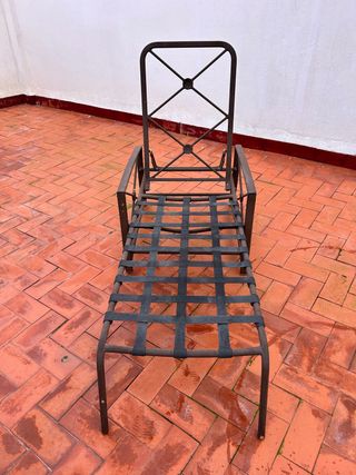 2 Tumbonas de aluminio 205x70