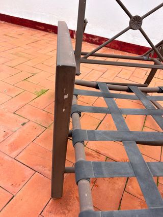 2 Tumbonas de aluminio 205x70