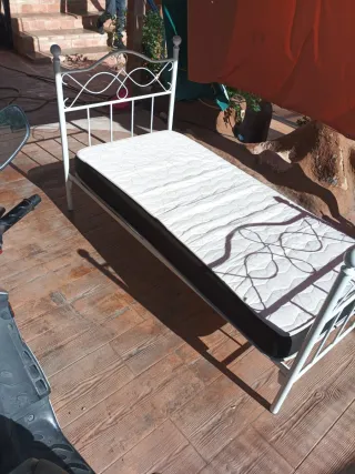 Cama completa somier y colchón