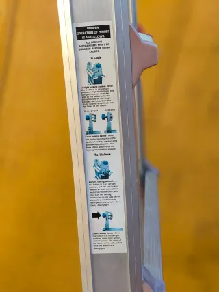 Escalera telescópica aluminio ALTÍSIMA,MUY GRANDE