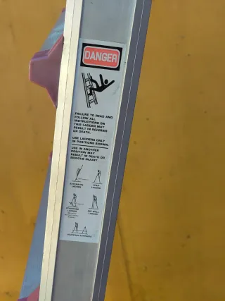 Escalera telescópica aluminio ALTÍSIMA,MUY GRANDE