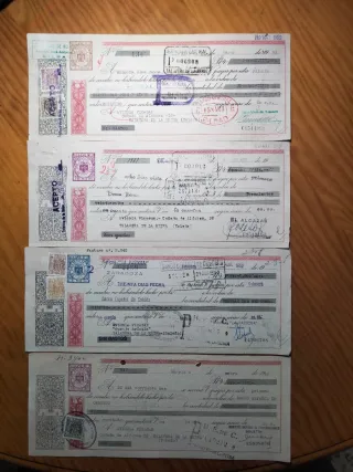 cartas, sobres, publicidad y documentos antiguos