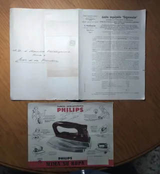 cartas, sobres, publicidad y documentos antiguos