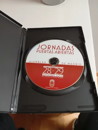 DVD Jornadas Puertas Abiertas Asamblea Madrid