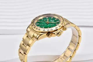 Reloj Rolls Timi automático Hombre Dorado y Verde