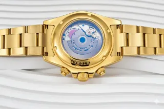 Reloj Rolls Timi automático Hombre Dorado y Verde