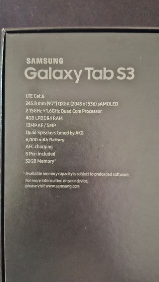 Samsung Galaxy Tab S3 + S Pen
