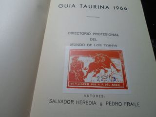 Lote 3 Libri Antichi sulla Tauromachia