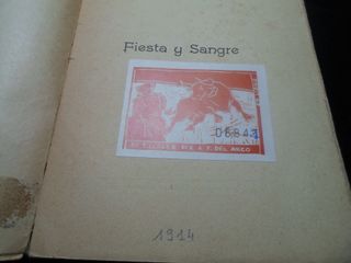 Lote 3 Libri Antichi sulla Tauromachia