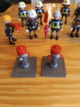 Camión de bomberos Playmobil con figuras