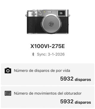 Fujifilm X100VI Edición Limitada (solo 1934)