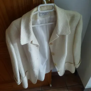 Chaqueta de invierno beige mujer