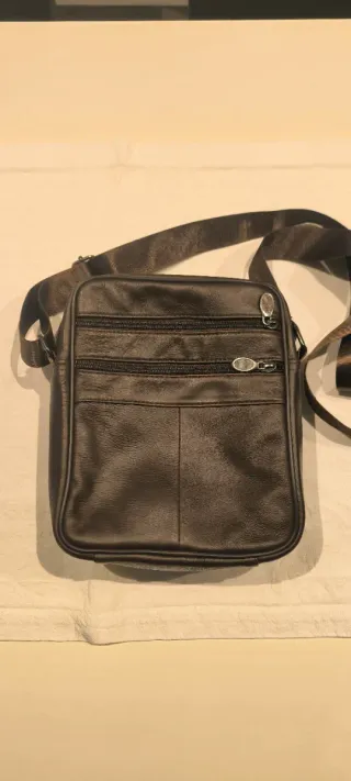 Bolso bandolera piel hombre nuevo