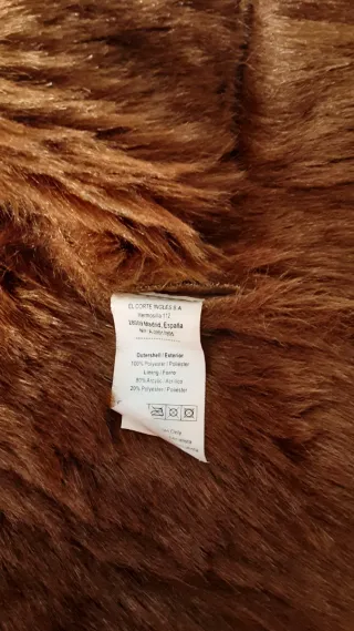 Chaqueta piel con interior pelo