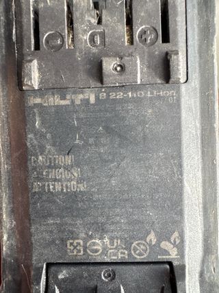 Radial Hilti AG 4S-22 LA BATERIA NO FUNCIONA