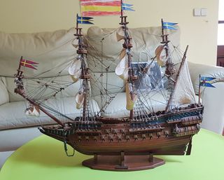 Maqueta Barco Madera Vela