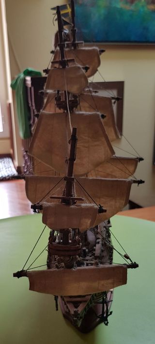 Maqueta Barco Madera Vela
