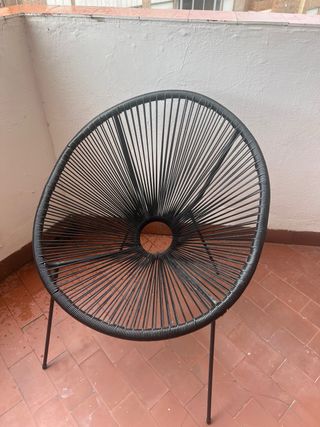 Sillones UBBERUP exterior negro