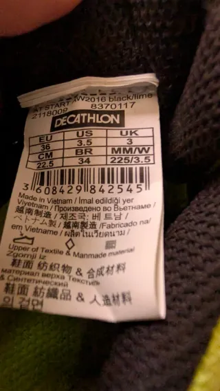 Zapatillas atletismo clavos Talla 36