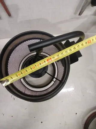 Juego de lámpara y dos faroles