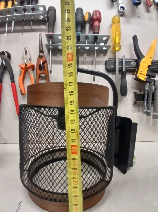 Juego de lámpara y dos faroles