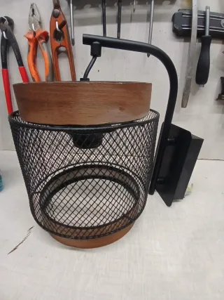 Juego de lámpara y dos faroles