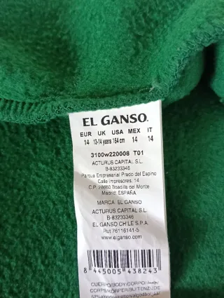 Sudadera Ganso niño Talla 14
