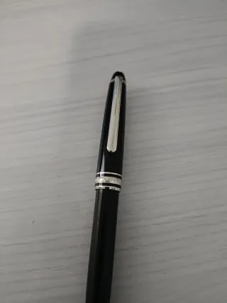 Bolígrafo Montblanc Negro y Plateado