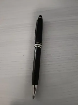 Bolígrafo Montblanc Negro y Plateado