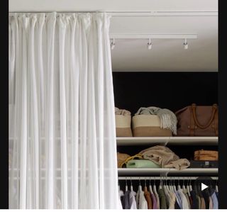 VIDGA Soporte Pared Rieles Cortinas 12 cm