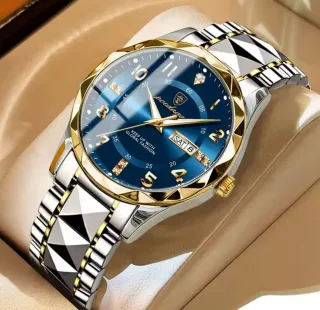 Reloj Poedagar Azul y Dorado Hombre