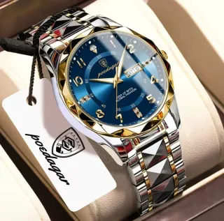 Reloj Poedagar Azul y Dorado Hombre