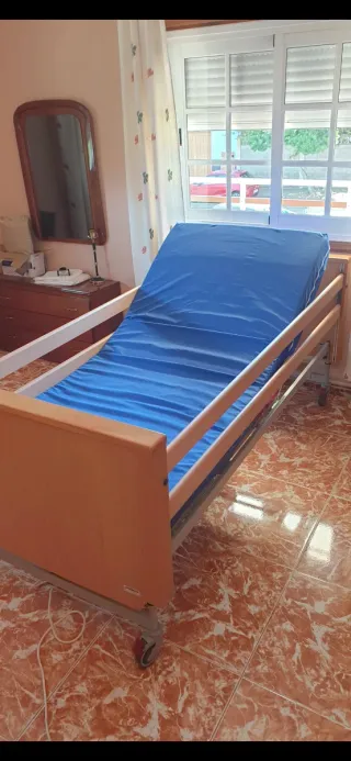Cama articulada hospitalaria