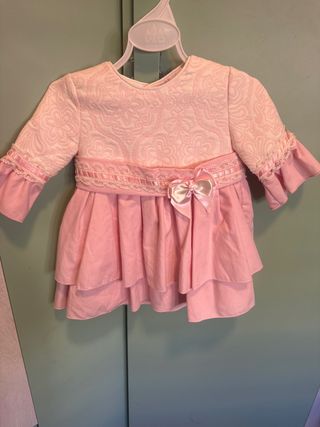 Vestido niña 3 años rosa