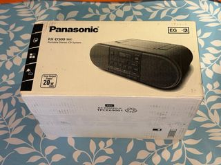 Radio CD Panasonic RX-D500 Negra