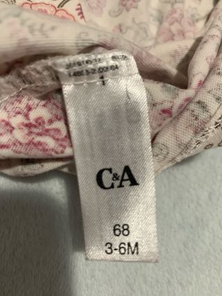 Vestido floral niña manga larga