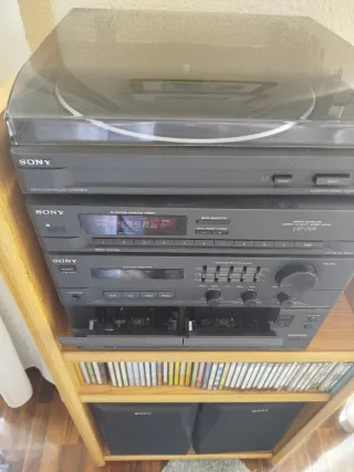 Minicadena Sony Negra