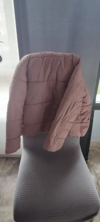 Abrigo rosa acolchado niña 11-12 años