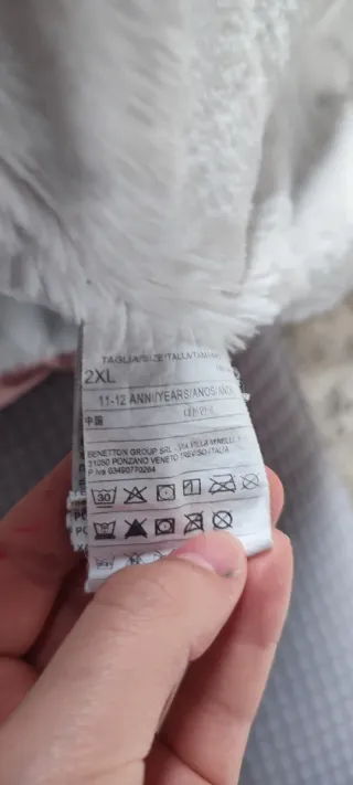 Abrigo rosa acolchado niña 11-12 años