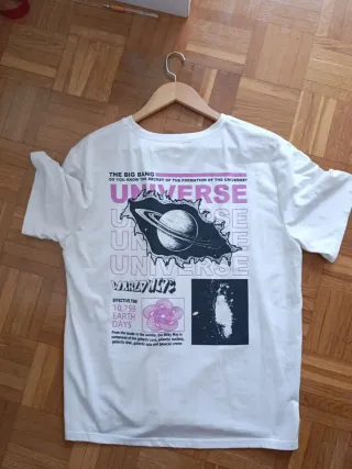 Camisetas Shein Blancas Talla L