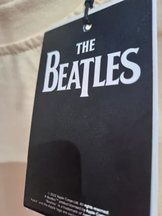 Camiseta Beatles Pull&Bear Beige Chico