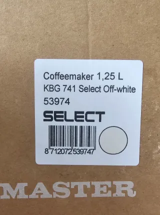 Cafetera Moccamaster Select